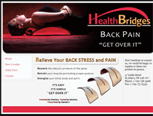 Tablet Screenshot of healthbridges.com